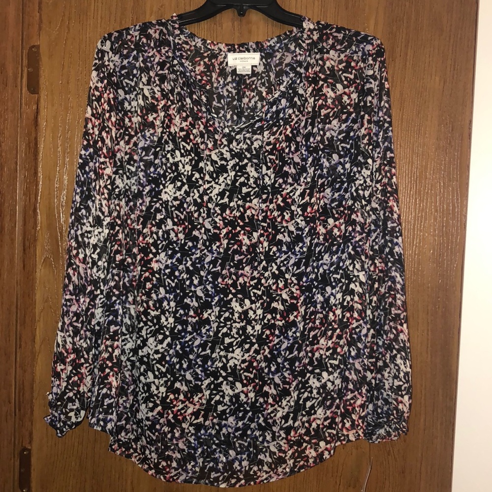 Liz Claiborne top with attached tank top